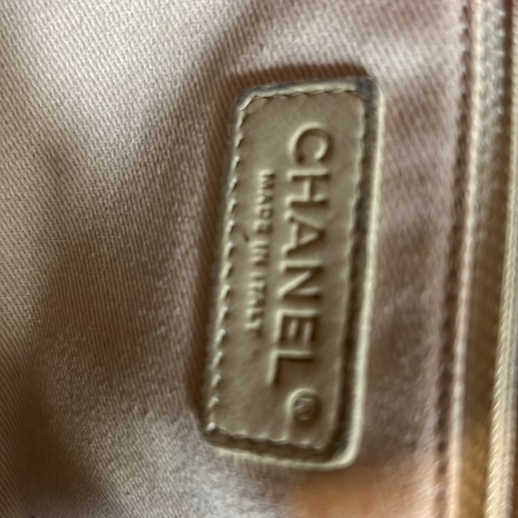 Chanel Choco Bar Leather and Canvas Mesh Bag - Picture 10 of 16